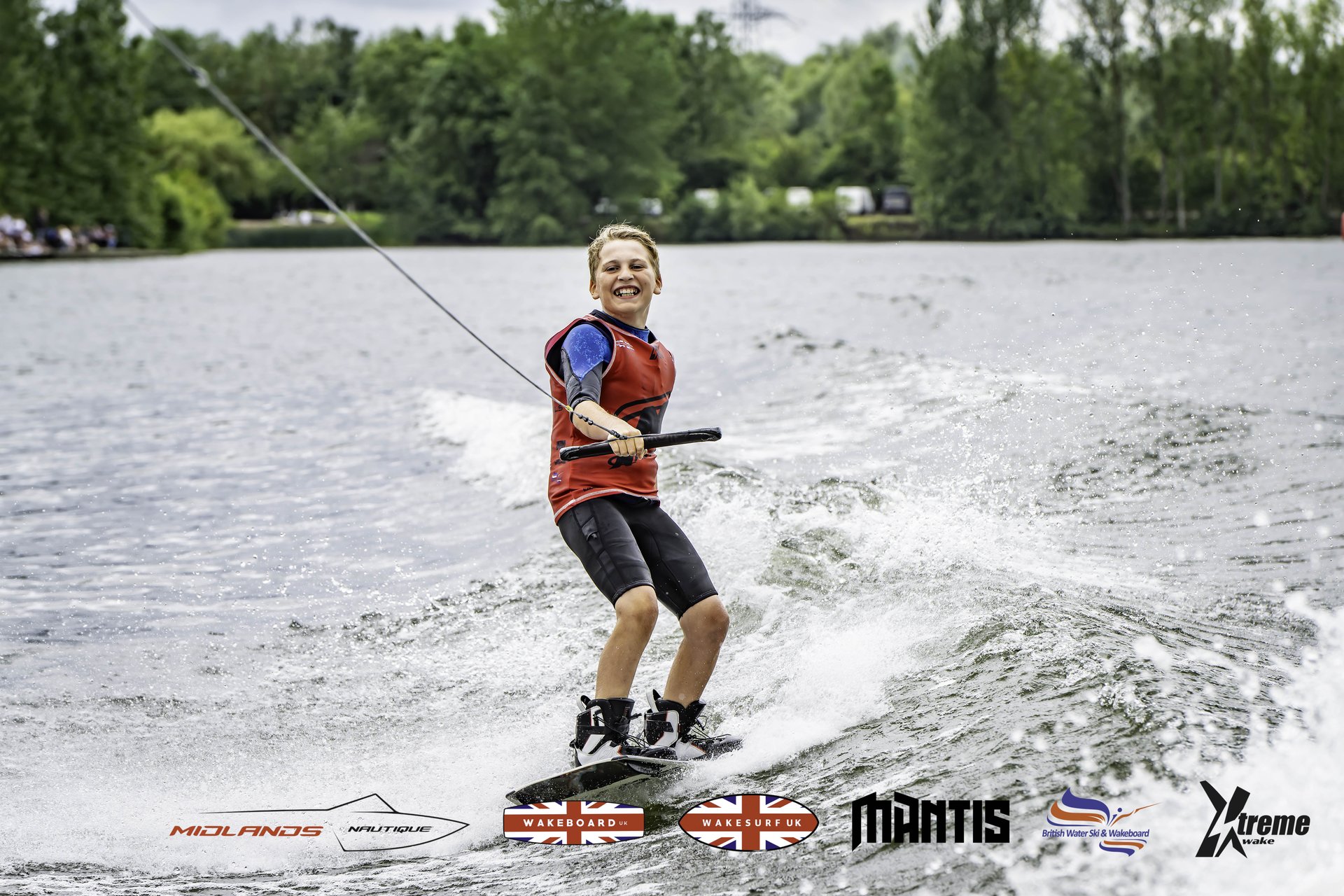 Rider at the 2024 Midlands Nautique UK Wake Nationals Wakeboard