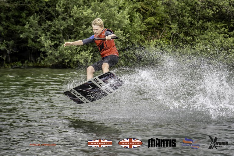 Rider at the 2024 Midlands Nautique UK Wake Nationals Wakeboard - Photo Mantis Pro Media