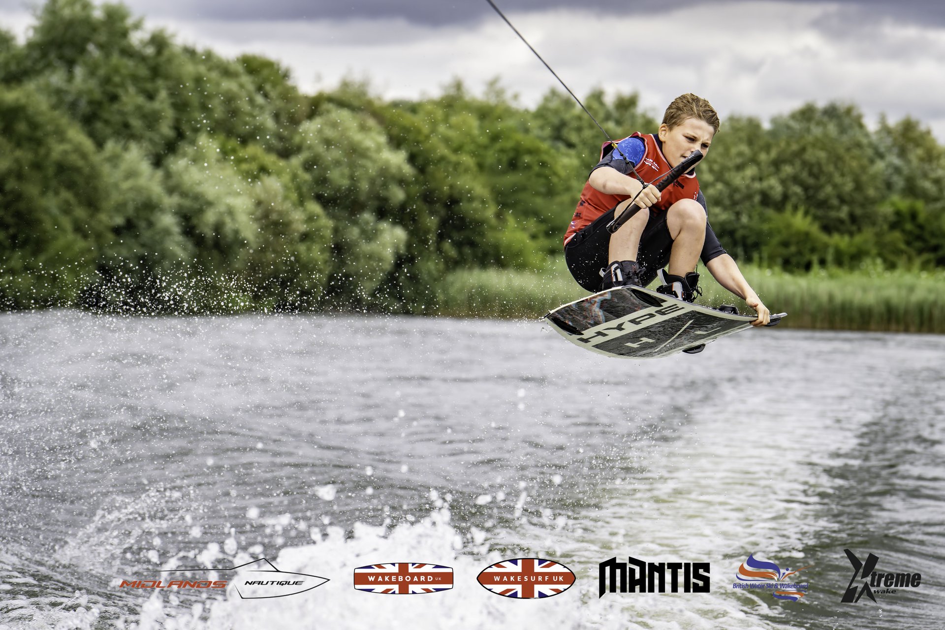 Rider at the 2024 Midlands Nautique UK Wake Nationals Wakeboard