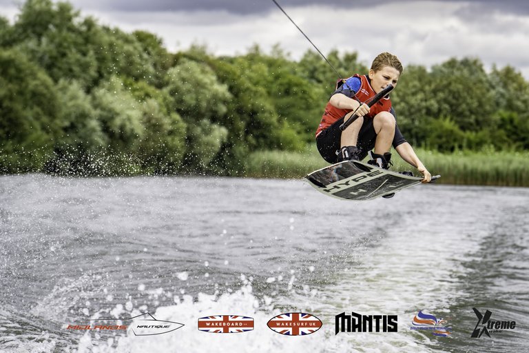 Rider at the 2024 Midlands Nautique UK Wake Nationals Wakeboard - Photo Mantis Pro Media