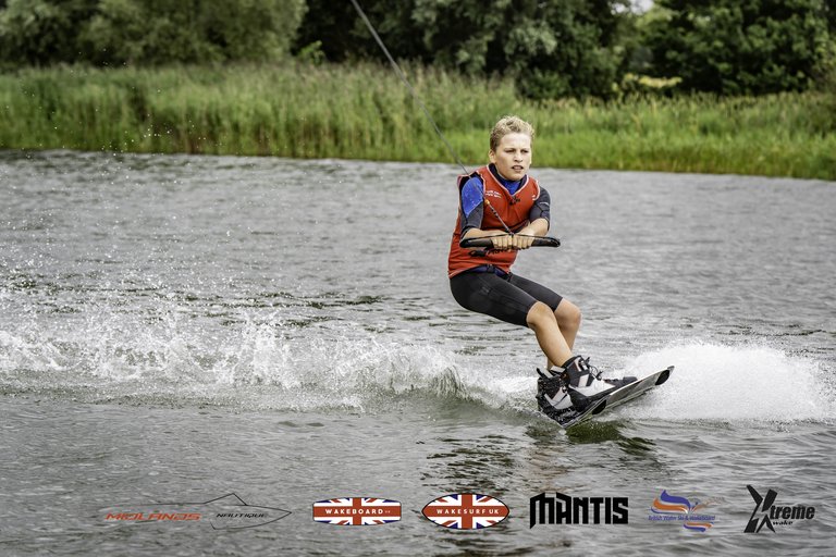 Rider at the 2024 Midlands Nautique UK Wake Nationals Wakeboard - Photo Mantis Pro Media