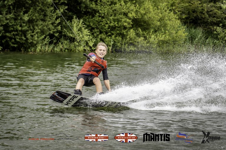 Rider at the 2024 Midlands Nautique UK Wake Nationals Wakeboard - Photo Mantis Pro Media