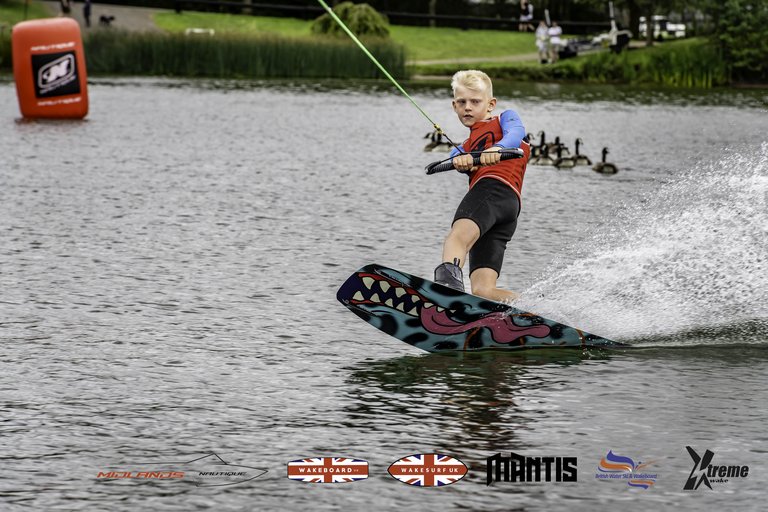 Rider at the 2024 Midlands Nautique UK Wake Nationals Wakeboard - Photo Mantis Pro Media