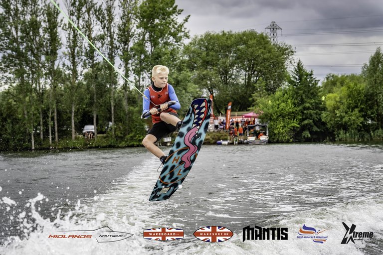 Rider at the 2024 Midlands Nautique UK Wake Nationals Wakeboard - Photo Mantis Pro Media