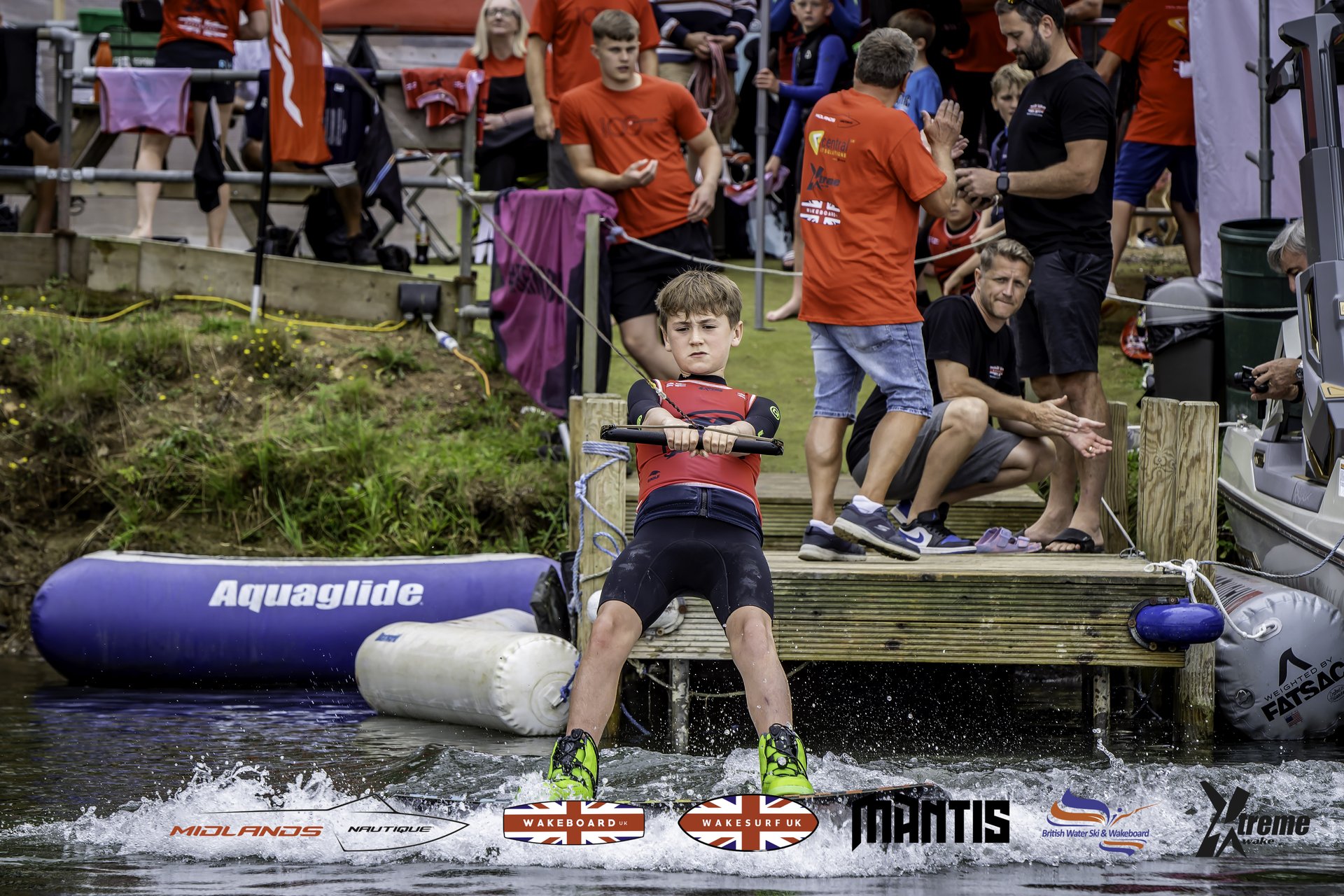 Rider at the 2024 Midlands Nautique UK Wake Nationals Wakeboard