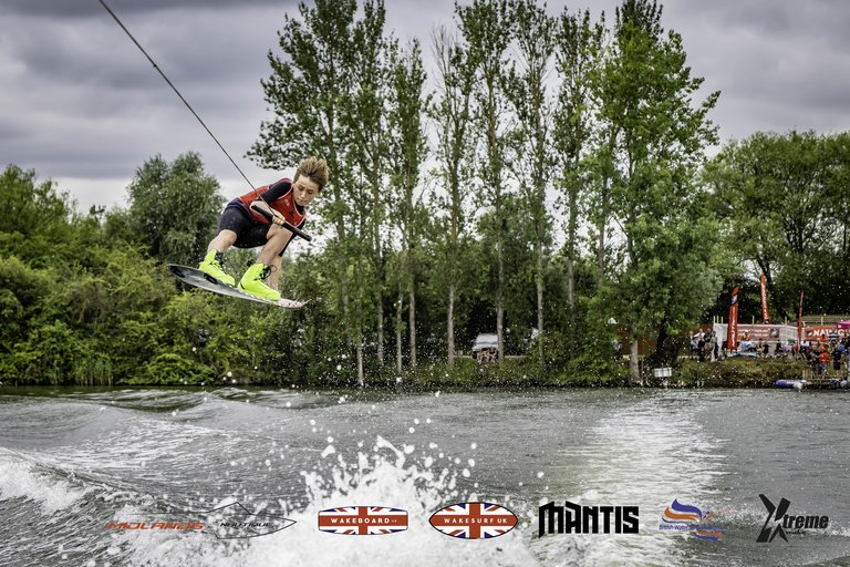 Rider at the 2024 Midlands Nautique UK Wake Nationals Wakeboard - Photo Mantis Pro Media