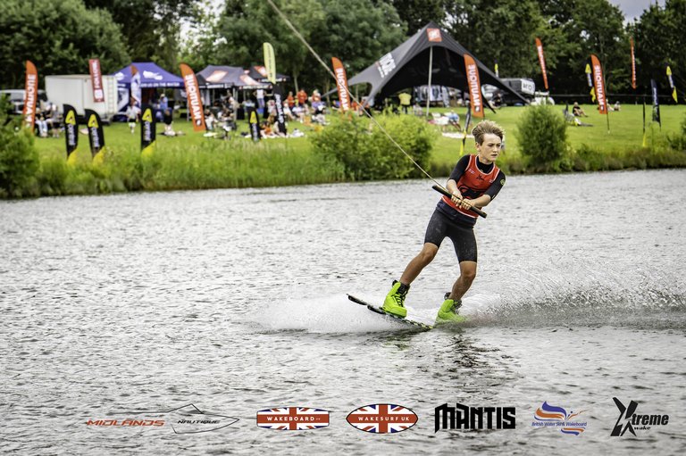 Rider at the 2024 Midlands Nautique UK Wake Nationals Wakeboard - Photo Mantis Pro Media
