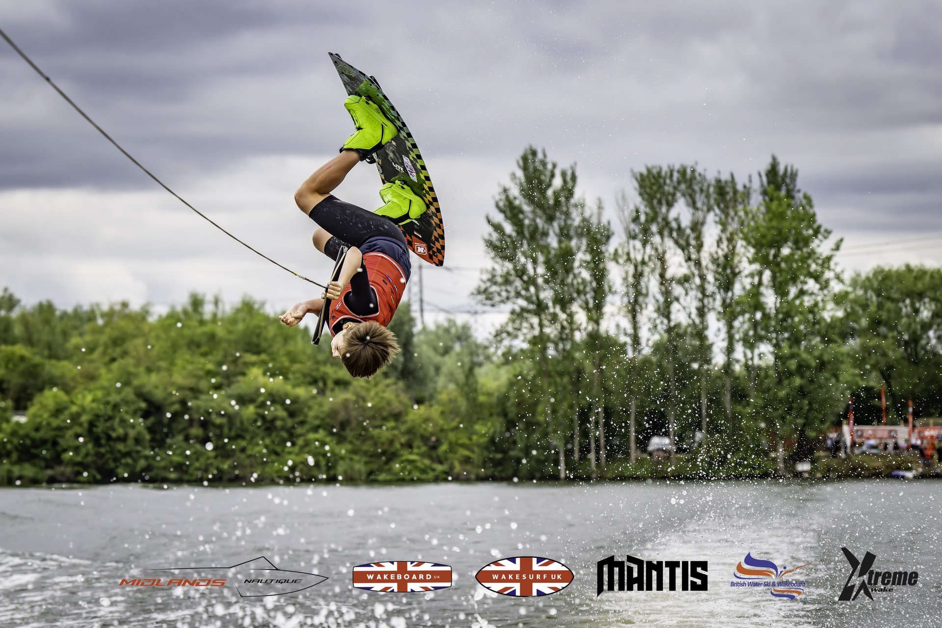 Rider at the 2024 Midlands Nautique UK Wake Nationals Wakeboard