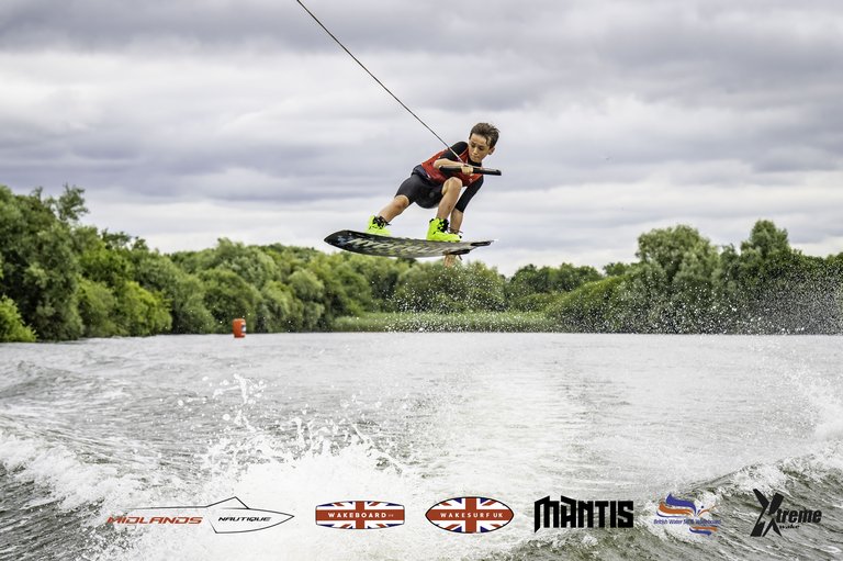 Rider at the 2024 Midlands Nautique UK Wake Nationals Wakeboard - Photo Mantis Pro Media