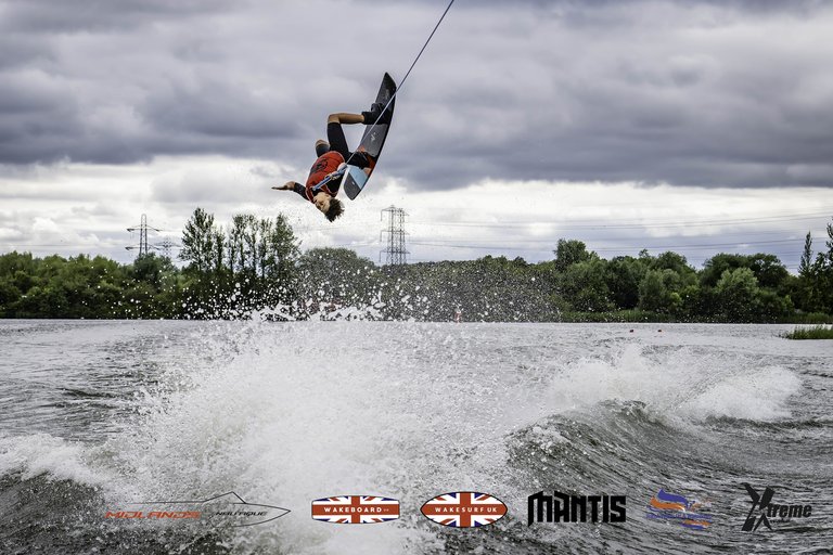 Rider at the 2024 Midlands Nautique UK Wake Nationals Wakeboard - Photo Mantis Pro Media