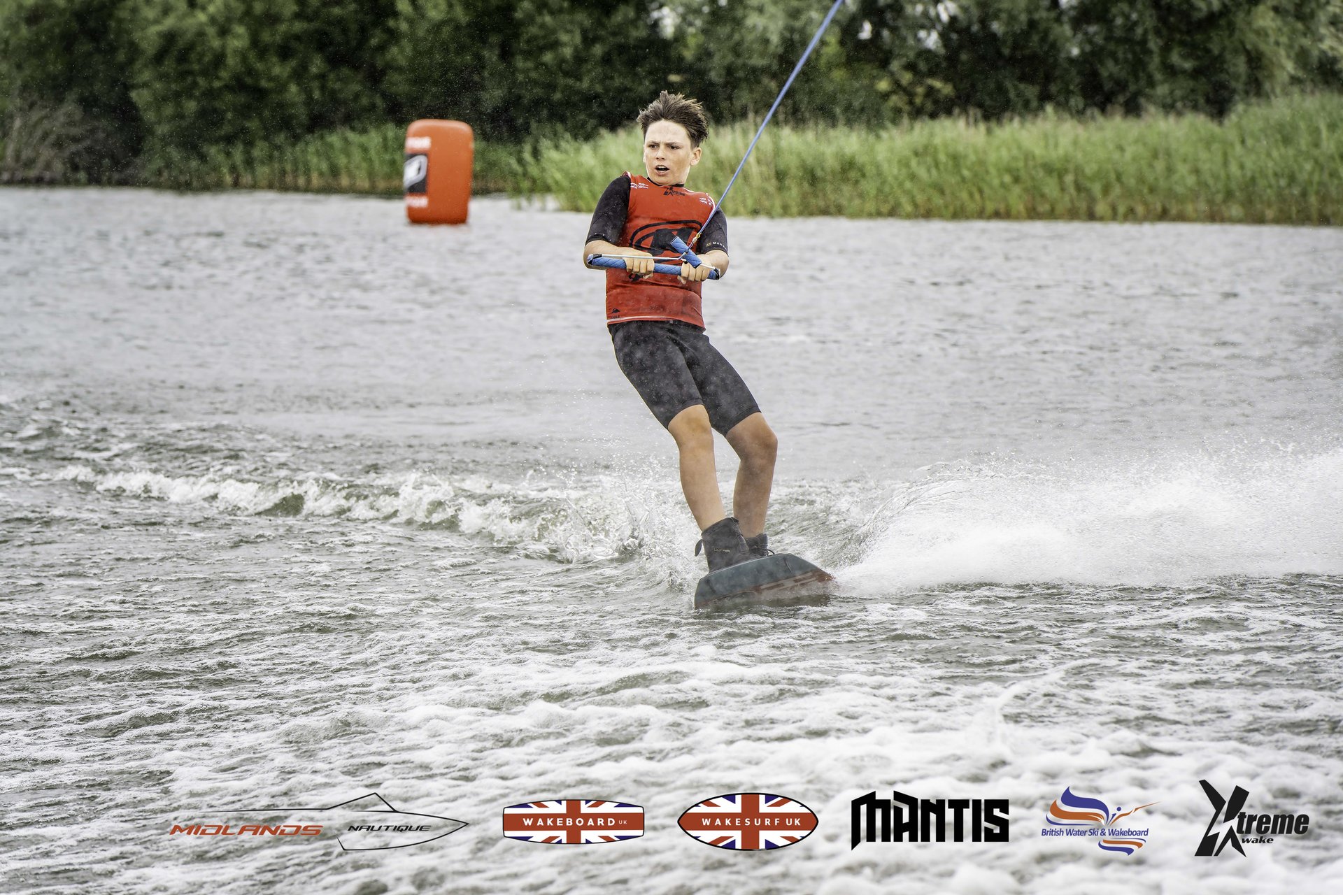 Rider at the 2024 Midlands Nautique UK Wake Nationals Wakeboard