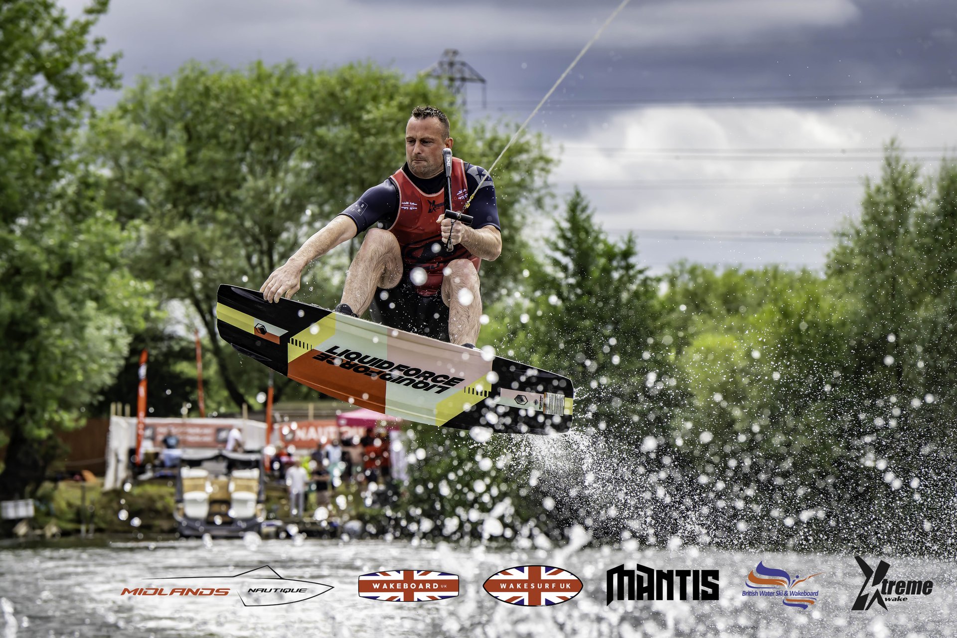 Rider at the 2024 Midlands Nautique UK Wake Nationals Wakeboard