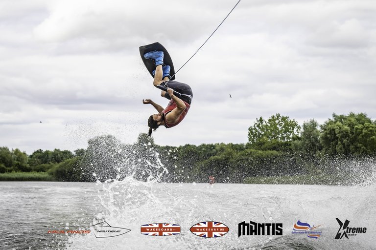 Rider at the 2024 Midlands Nautique UK Wake Nationals Wakeboard - Photo Mantis Pro Media