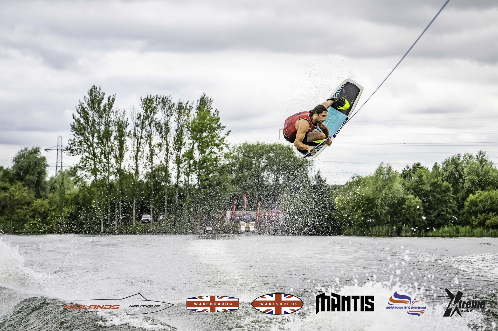 Rider at the 2024 Midlands Nautique UK Wake Nationals Wakeboard