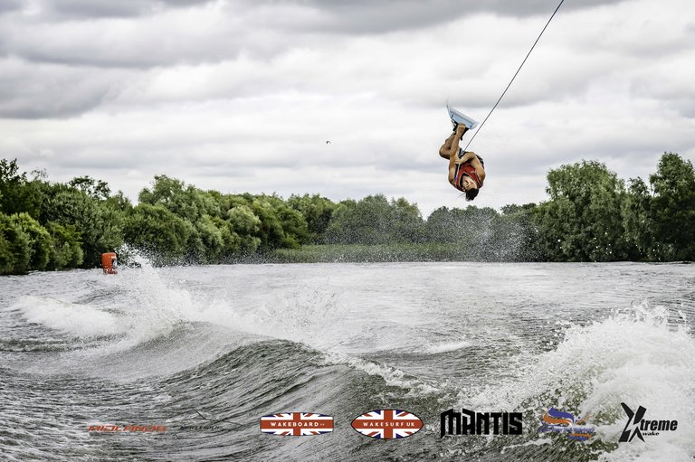 Rider at the 2024 Midlands Nautique UK Wake Nationals Wakeboard - Photo Mantis Pro Media