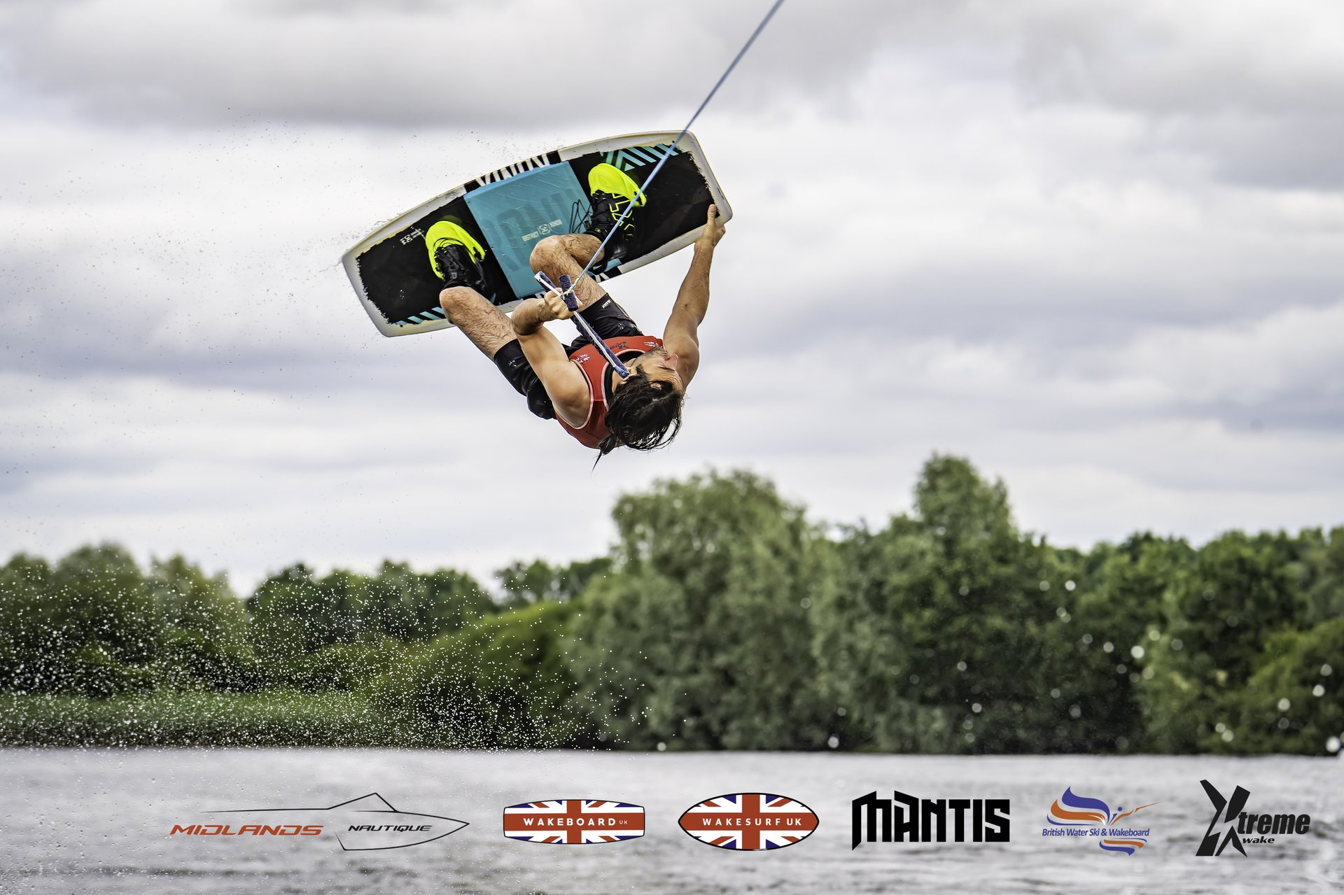 Rider at the 2024 Midlands Nautique UK Wake Nationals Wakeboard