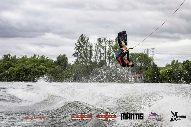 Rider at the 2024 Midlands Nautique UK Wake Nationals Wakeboard - Photo Mantis Pro Media