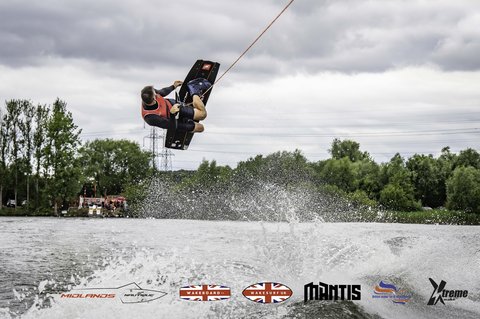 Rider at the 2024 Midlands Nautique UK Wake Nationals Wakeboard - Photo Mantis Pro Media