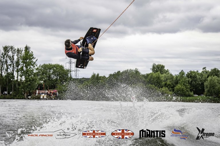 Rider at the 2024 Midlands Nautique UK Wake Nationals Wakeboard - Photo Mantis Pro Media