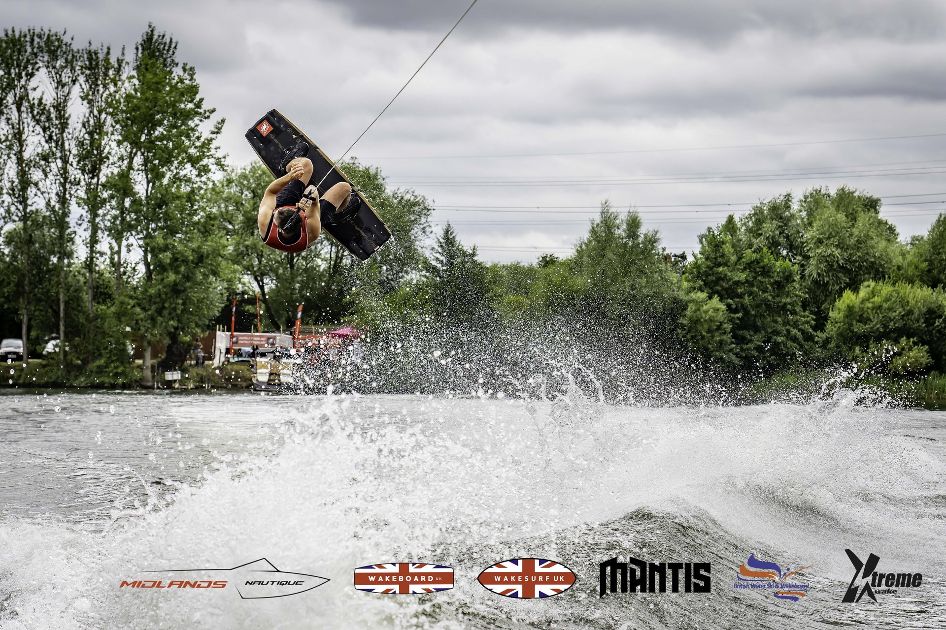 Rider at the 2024 Midlands Nautique UK Wake Nationals Wakeboard