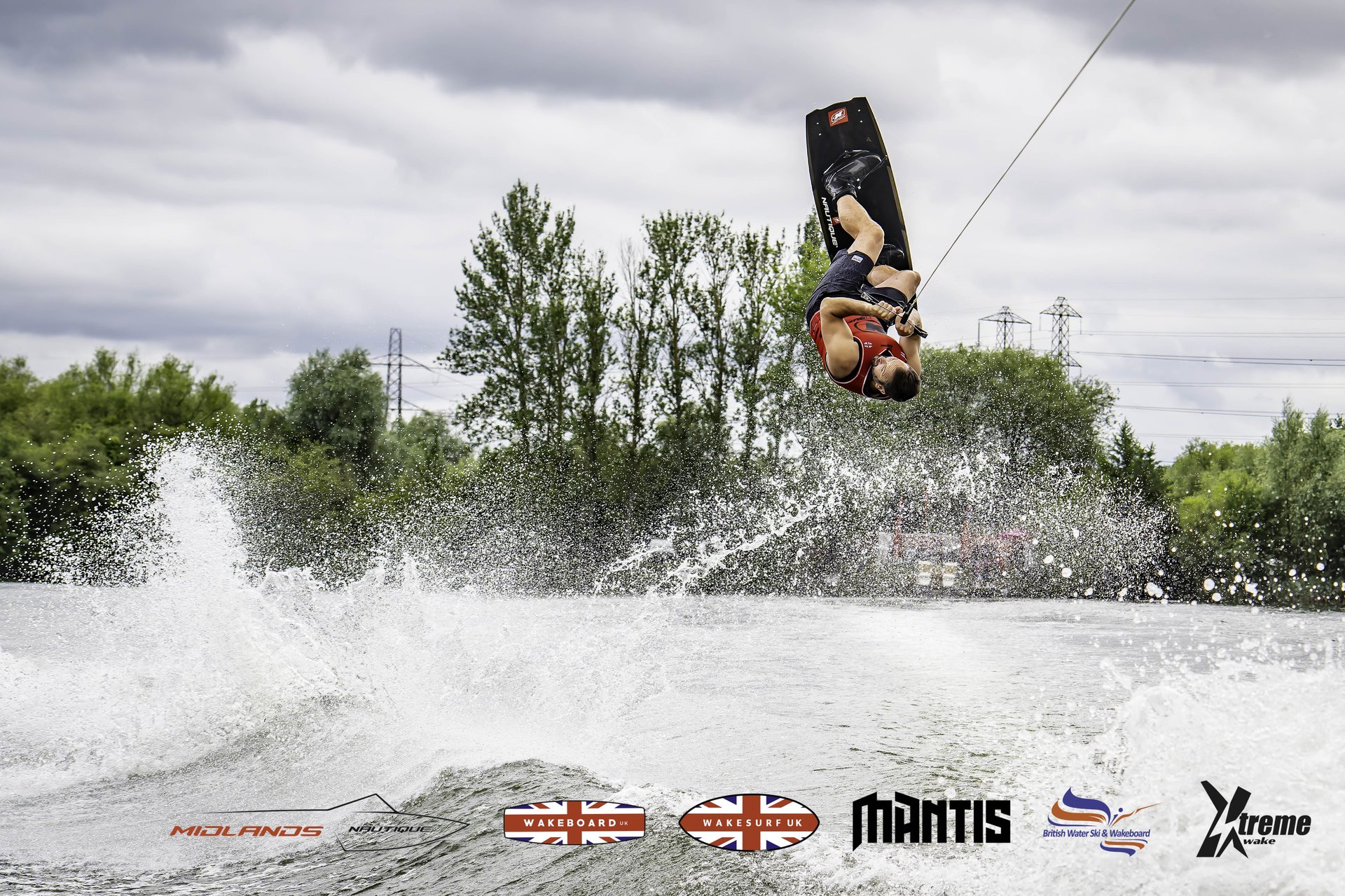 Rider at the 2024 Midlands Nautique UK Wake Nationals Wakeboard
