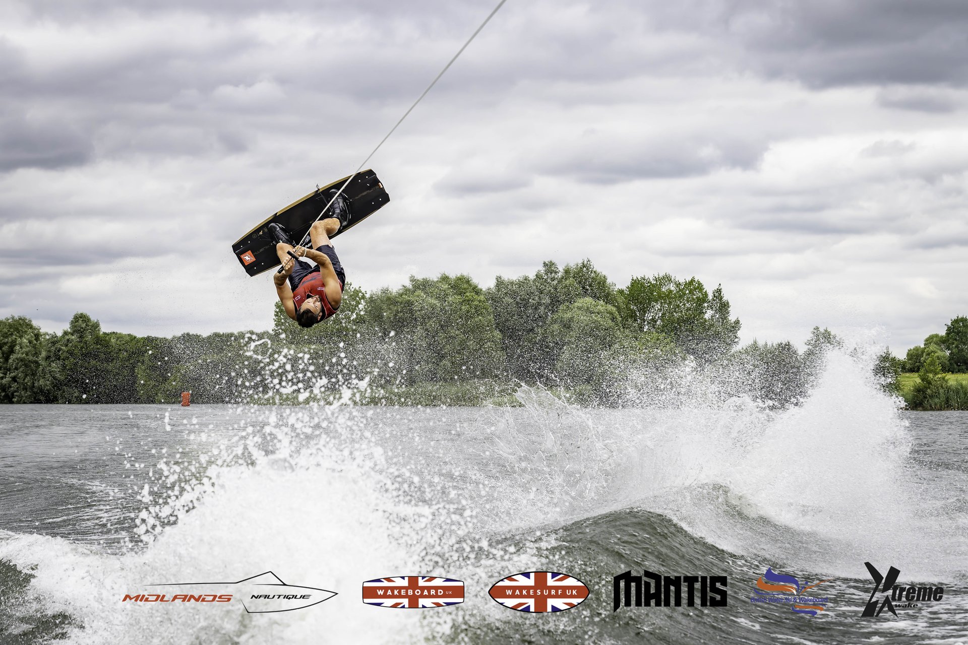Rider at the 2024 Midlands Nautique UK Wake Nationals Wakeboard
