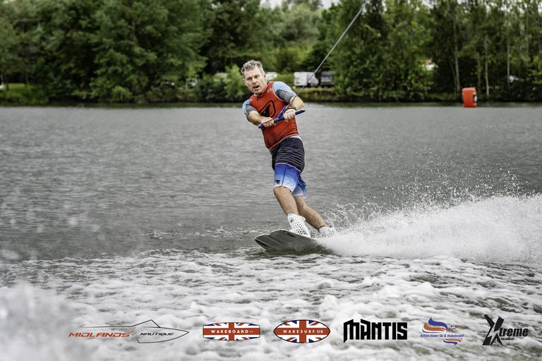 Rider at the 2024 Midlands Nautique UK Wake Nationals Wakeboard - Photo Mantis Pro Media