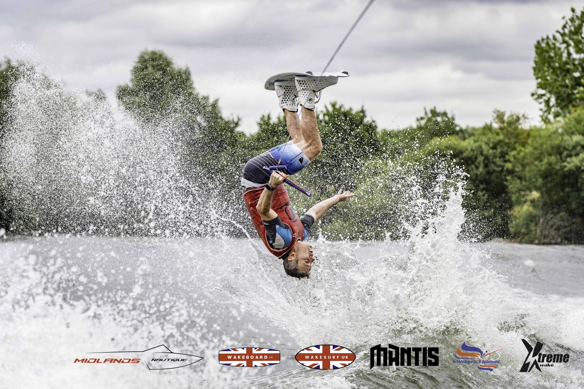 Rider at the 2024 Midlands Nautique UK Wake Nationals Wakeboard
