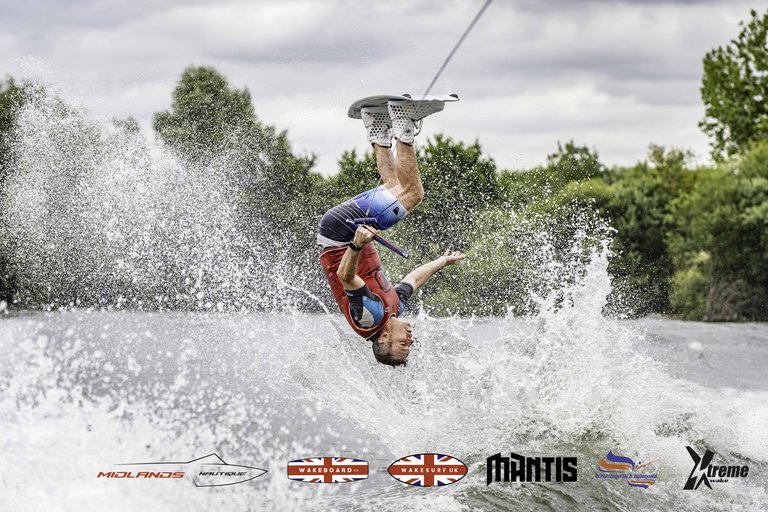 Rider at the 2024 Midlands Nautique UK Wake Nationals Wakeboard - Photo Mantis Pro Media