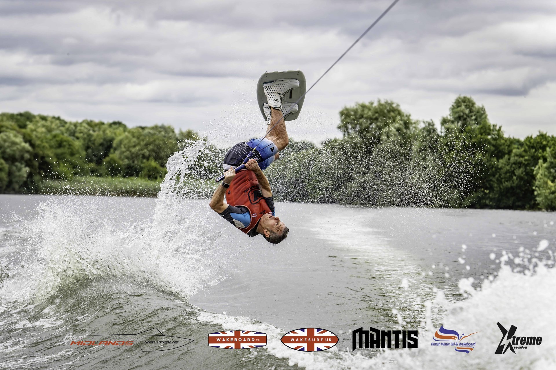 Rider at the 2024 Midlands Nautique UK Wake Nationals Wakeboard