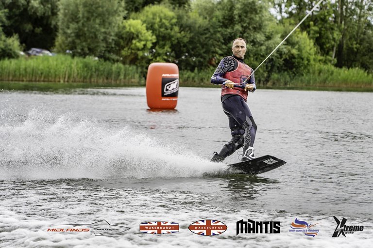 Rider at the 2024 Midlands Nautique UK Wake Nationals Wakeboard - Photo Mantis Pro Media