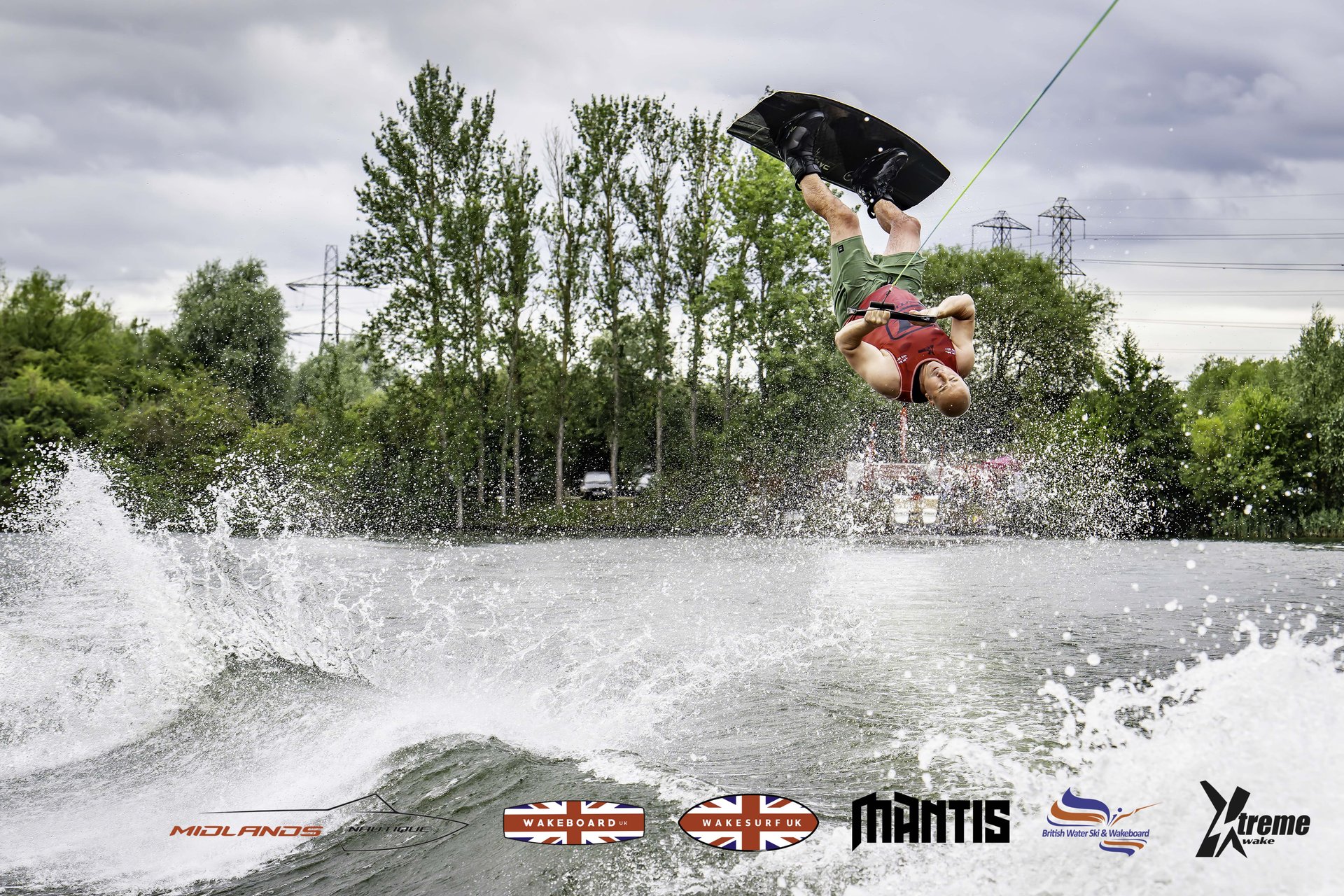 Rider at the 2024 Midlands Nautique UK Wake Nationals Wakeboard