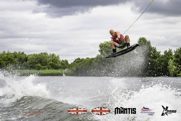 Rider at the 2024 Midlands Nautique UK Wake Nationals Wakeboard - Photo Mantis Pro Media
