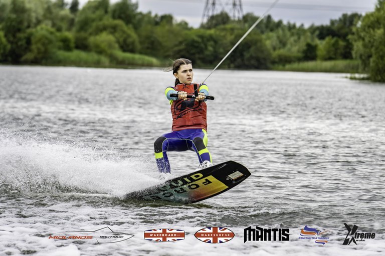 Rider at the 2024 Midlands Nautique UK Wake Nationals Wakeboard - Photo Mantis Pro Media