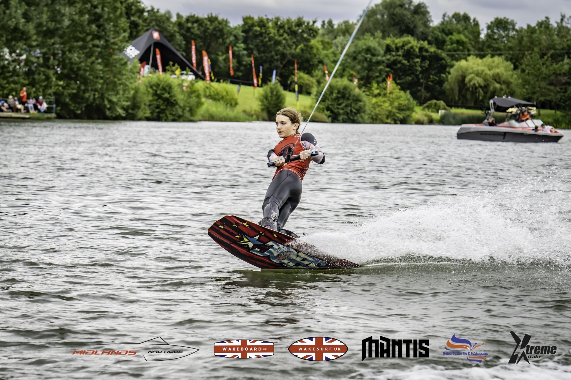 Rider at the 2024 Midlands Nautique UK Wake Nationals Wakeboard