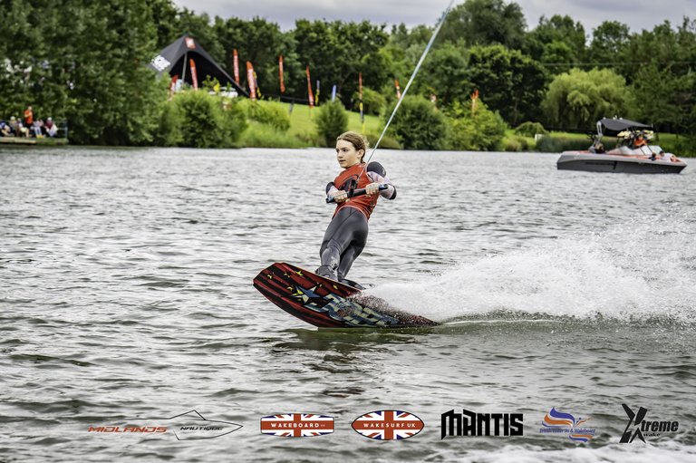 Rider at the 2024 Midlands Nautique UK Wake Nationals Wakeboard - Photo Mantis Pro Media