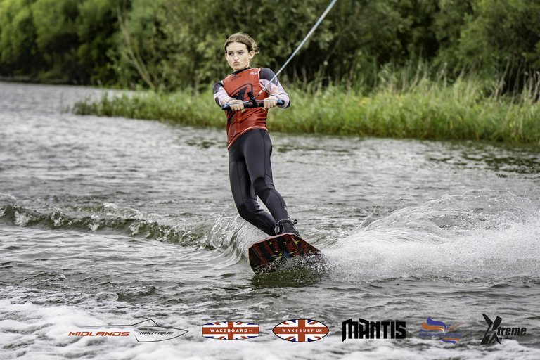 Rider at the 2024 Midlands Nautique UK Wake Nationals Wakeboard - Photo Mantis Pro Media