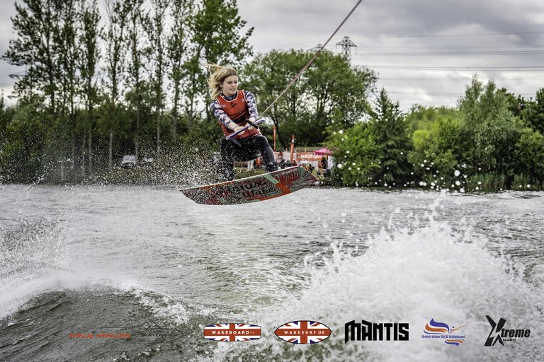 Rider at the 2024 Midlands Nautique UK Wake Nationals Wakeboard - Photo Mantis Pro Media