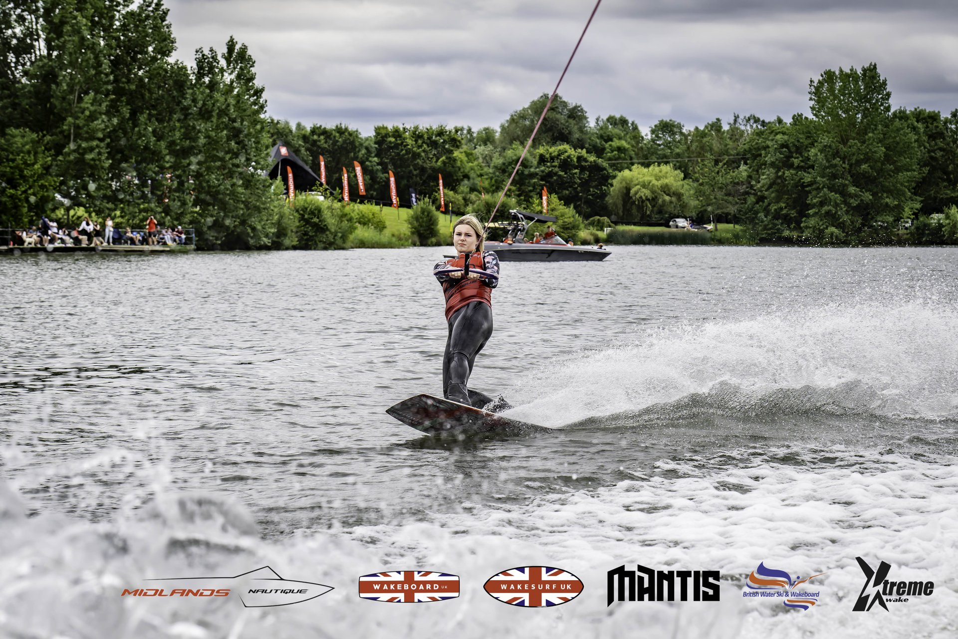 Rider at the 2024 Midlands Nautique UK Wake Nationals Wakeboard