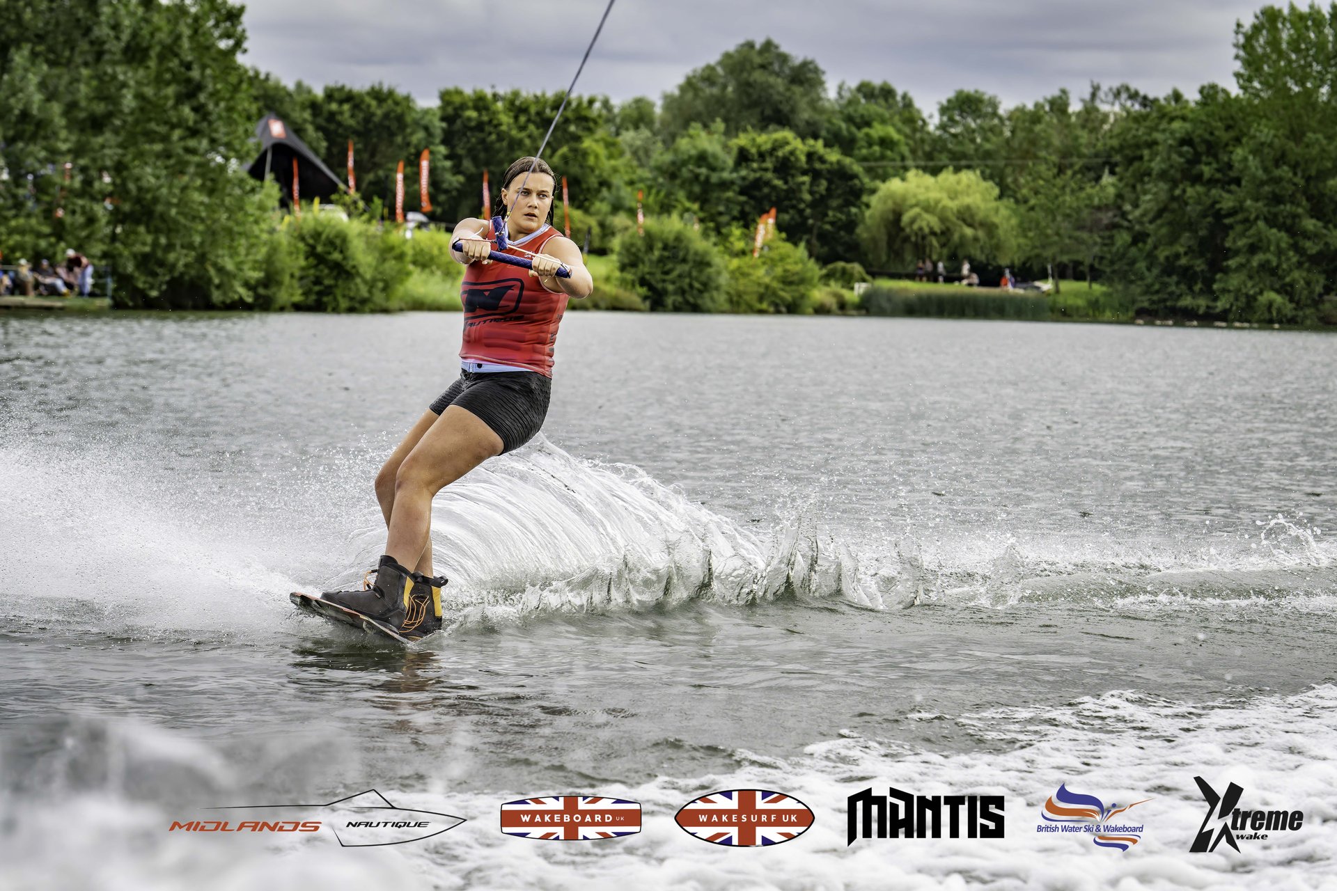 Rider at the 2024 Midlands Nautique UK Wake Nationals Wakeboard