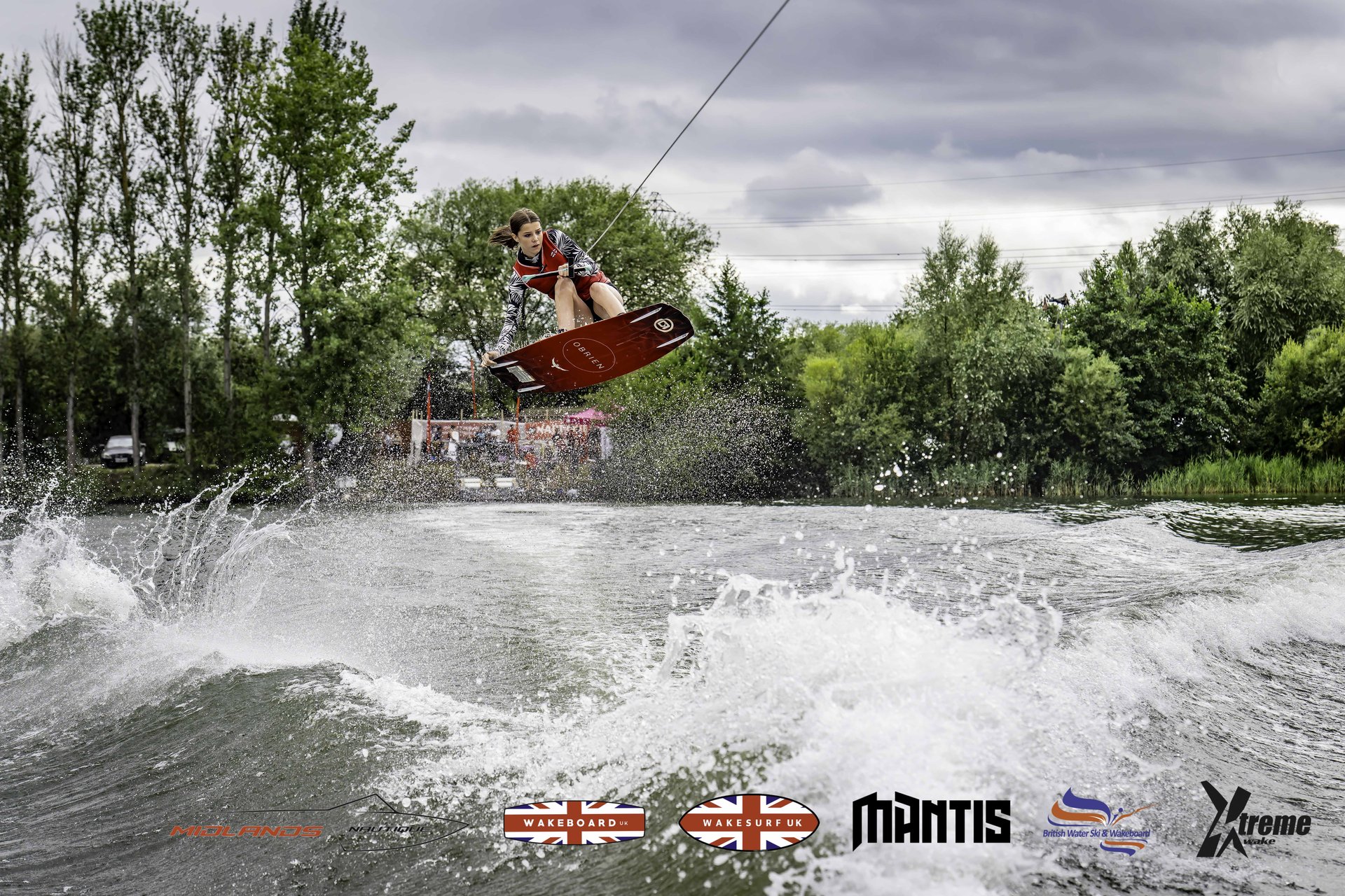 Rider at the 2024 Midlands Nautique UK Wake Nationals Wakeboard