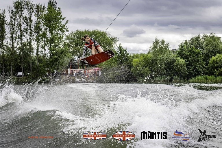 Rider at the 2024 Midlands Nautique UK Wake Nationals Wakeboard - Photo Mantis Pro Media