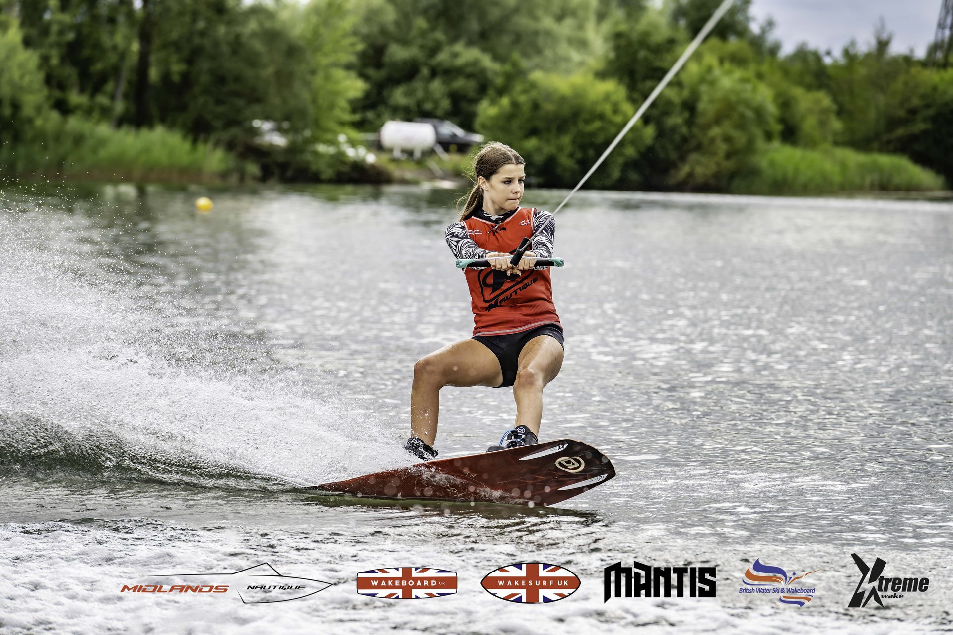 Rider at the 2024 Midlands Nautique UK Wake Nationals Wakeboard