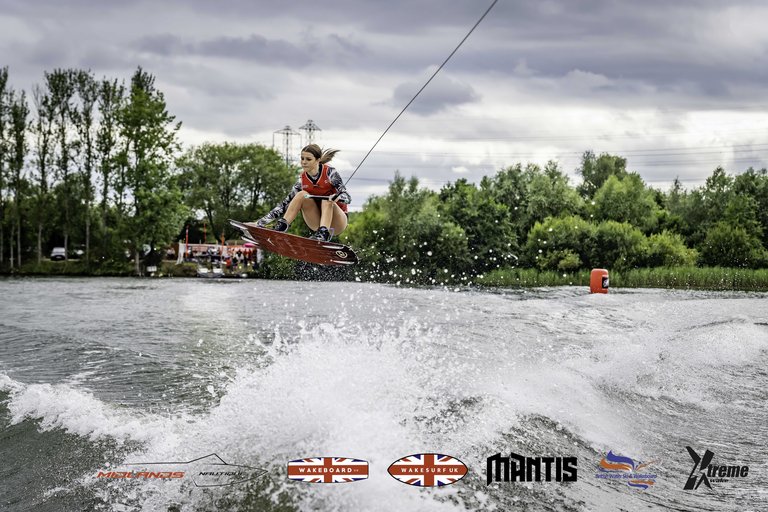 Rider at the 2024 Midlands Nautique UK Wake Nationals Wakeboard - Photo Mantis Pro Media