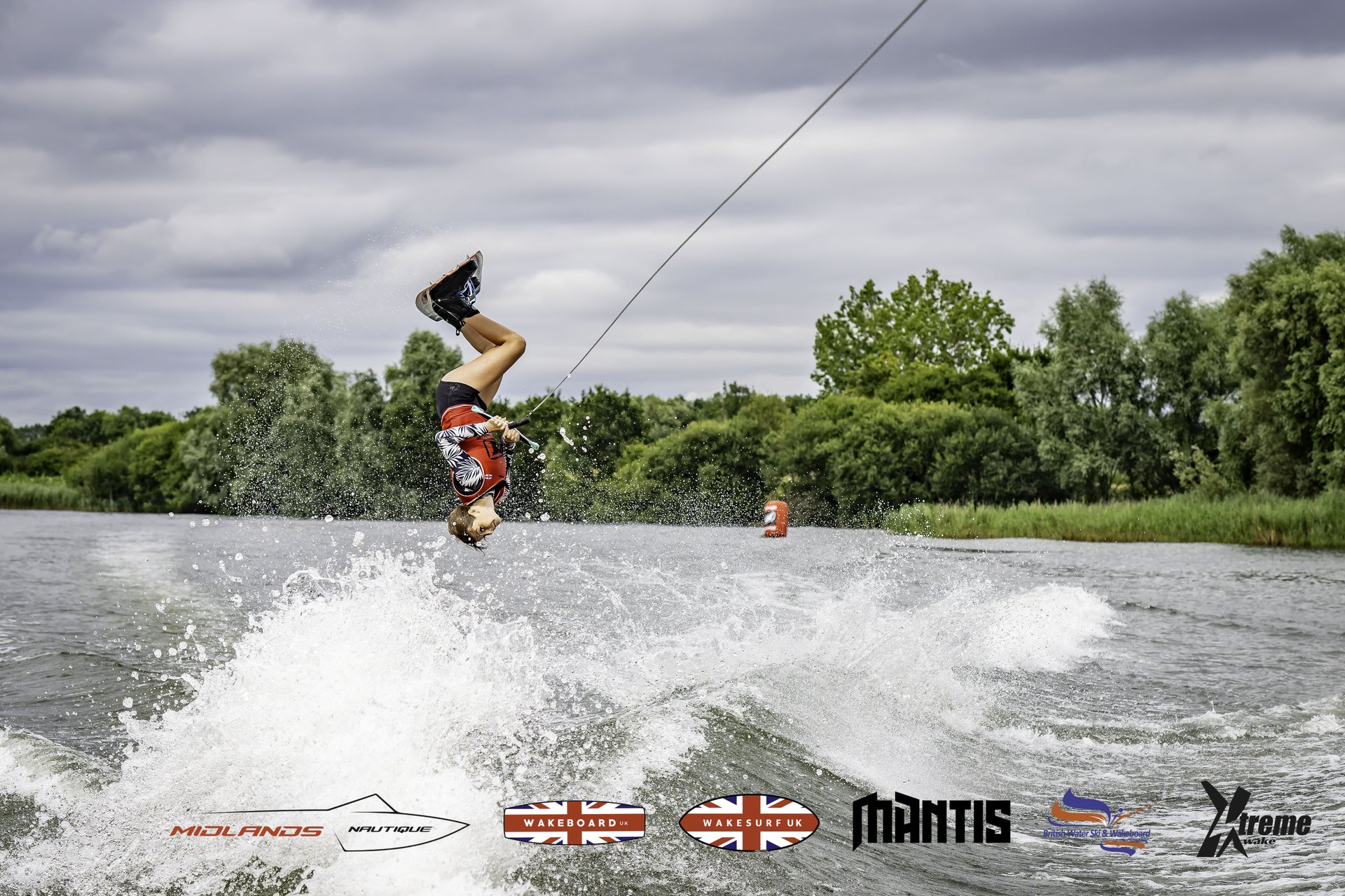 Rider at the 2024 Midlands Nautique UK Wake Nationals Wakeboard