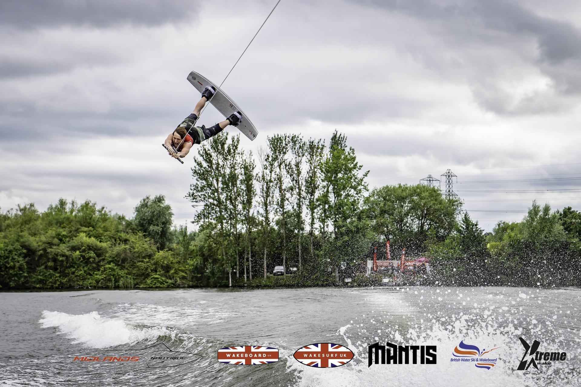 Rider at the 2024 Midlands Nautique UK Wake Nationals Wakeboard