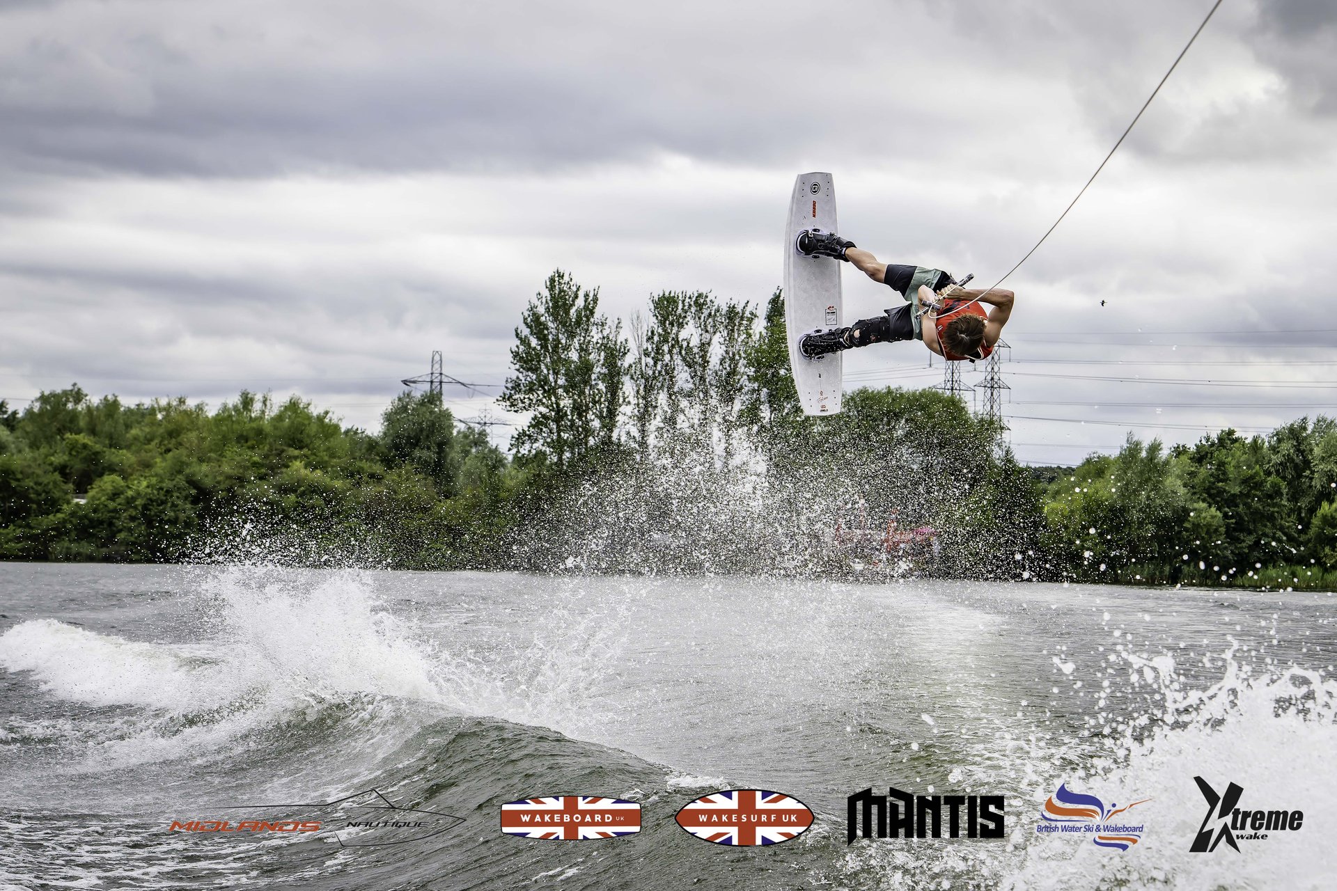 Rider at the 2024 Midlands Nautique UK Wake Nationals Wakeboard