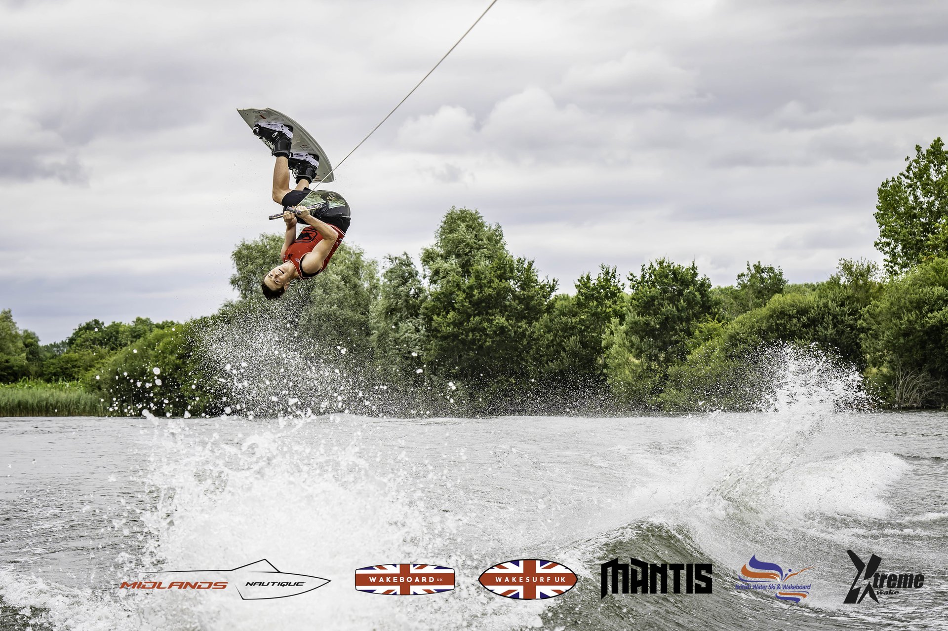 Rider at the 2024 Midlands Nautique UK Wake Nationals Wakeboard