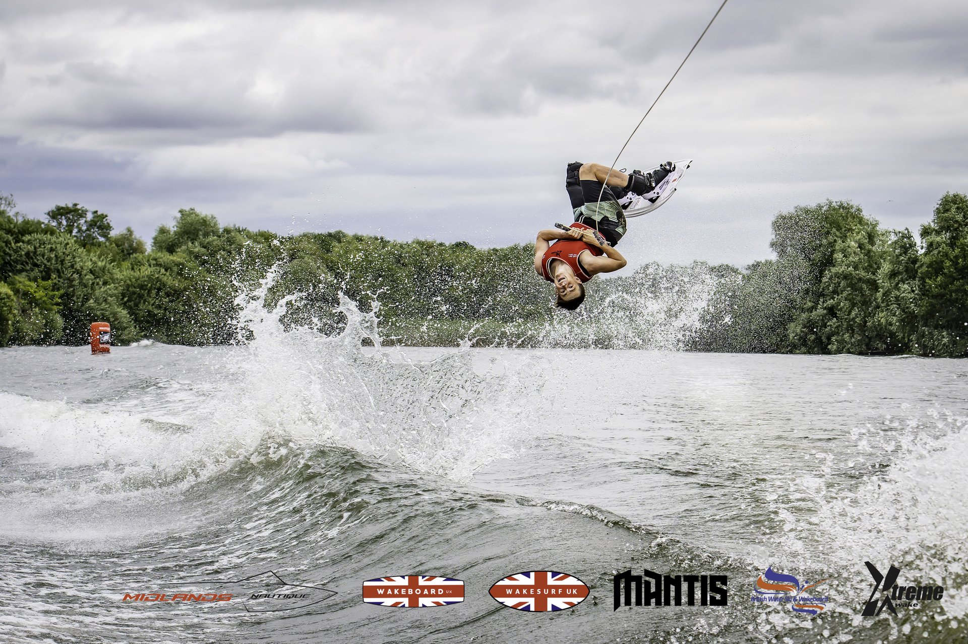 Rider at the 2024 Midlands Nautique UK Wake Nationals Wakeboard