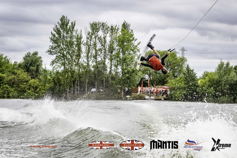 Rider at the 2024 Midlands Nautique UK Wake Nationals Wakeboard - Photo Mantis Pro Media